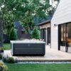 Hotpsring Jetsetter in backyard