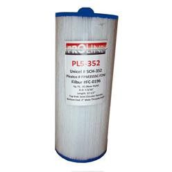 MARQUIS SPAS FILTER CARDRIDGE (NEW STYLE) 35 SQ. FT, 5 3/16" X 12 1/2" (PL5-352), REPLACES 5CH-352, PPM35SS. MARQUI SPAS FILPL5-352