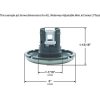 CAL SPAS JET INSERT - ADJ. MINI JET INT. DIRECTIONAL, LARGE FACE, SS DSG PLU224-3169-DSG - Image 3