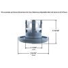 CAL SPAS JET INSERT - PVC, 2.5" MNW NECK , PLU21703427 - Image 3