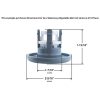 CAL SPAS INSERT SWIRLY DOUBLE HOLE WITH RING PLU21701090 - Image 3