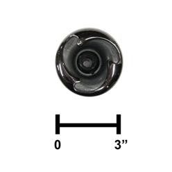CAL SPAS JET INSERT - STAINLESS, 3", MFW -STORM MICRO FLOW, DARK EYEBALL PLU21703631