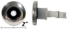 CAL SPAS JET INSERT 2" PRO LOCK (DIRECTIONAL) FULL SS ESC BLACK FLANGE/ BLACK EYEBALL (#29523-012-200) PLU29523-012-200