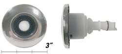CAL SPAS JET INSERT 3" PRO LOCK ( DIRECTIONAL ) FULL SS ESC BLACK FLANGE/ BLACK EYEBALL WITH SS RINGS (#29533-112-200) PLU29533-112-200