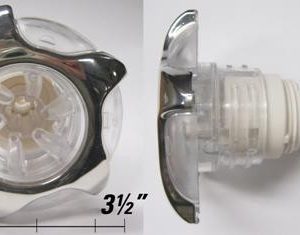 CAL SPAS JET INSERT (MFR) 3.5" MAXI FLOW RIFLED THREADED # CS2294118S STAR FIRE PLUCS2294118S