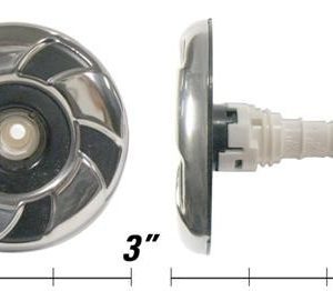 Cal Spas Jet Insert Black (MED) XL Cluster Storm Directional. Motion ESC. W/MTL PLUCS2295031SL, PLUCS2295031S