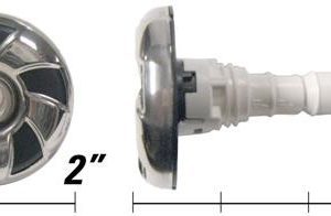 CAL SPAS JET INSERT BLACK (ED) EURO DIRECTIONAL, CLUSTER STORM, MOTION ESC. W/MTL PLUCS2295051SL