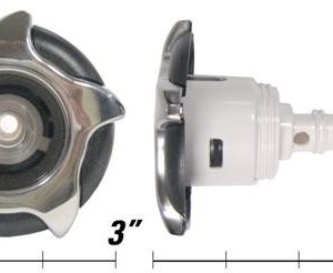 CAL SPAS JET INSERT BLACK (MFD) 3 INCH MICRO FLOW DIRECTIONAL THREADED # CS2296801SL STAR FIRE PLUCS2296801SL