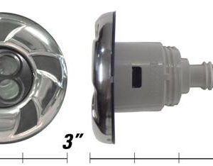 CAL SPAS JET INSERT BLACK/CLEAR (MM) MINI STORM, MASSAGE THREADED CANDY CANE PLUCS2297061SL-8