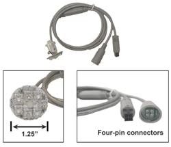 CAL SPAS LED, 7 LED 2" LIGHTS, (SPA LIGHT), (C-10/1), (#701570-7-DLSO), DAISY CHAIN FOR SPA LIGHT LIT16100214