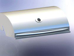 CAL FLAME GRILL HOOD G5 CC (W/ THERMOMETER, BEZEL,HANDLE,SS430) ROUND BBQ09100590-CC