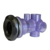 CAL SPAS TURBO JET DIVERTER VALVE JET ASSY, 5 SCALLOP, BLACK (#210-4391) PLU210-4391 - Image 2