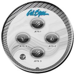 CAL SPAS CONTROL PANEL CAL SPAS AUXILLIARY (#50459) ('15) ELE09002070